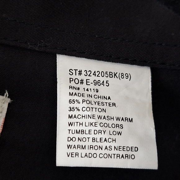 Cumberland Outfitters Western Black White Pearl Snap Pockets Cowgirl Shirt Sz.1X - Picture 9 of 10